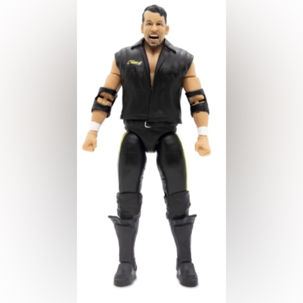 This used aew figure is chuck taylor.